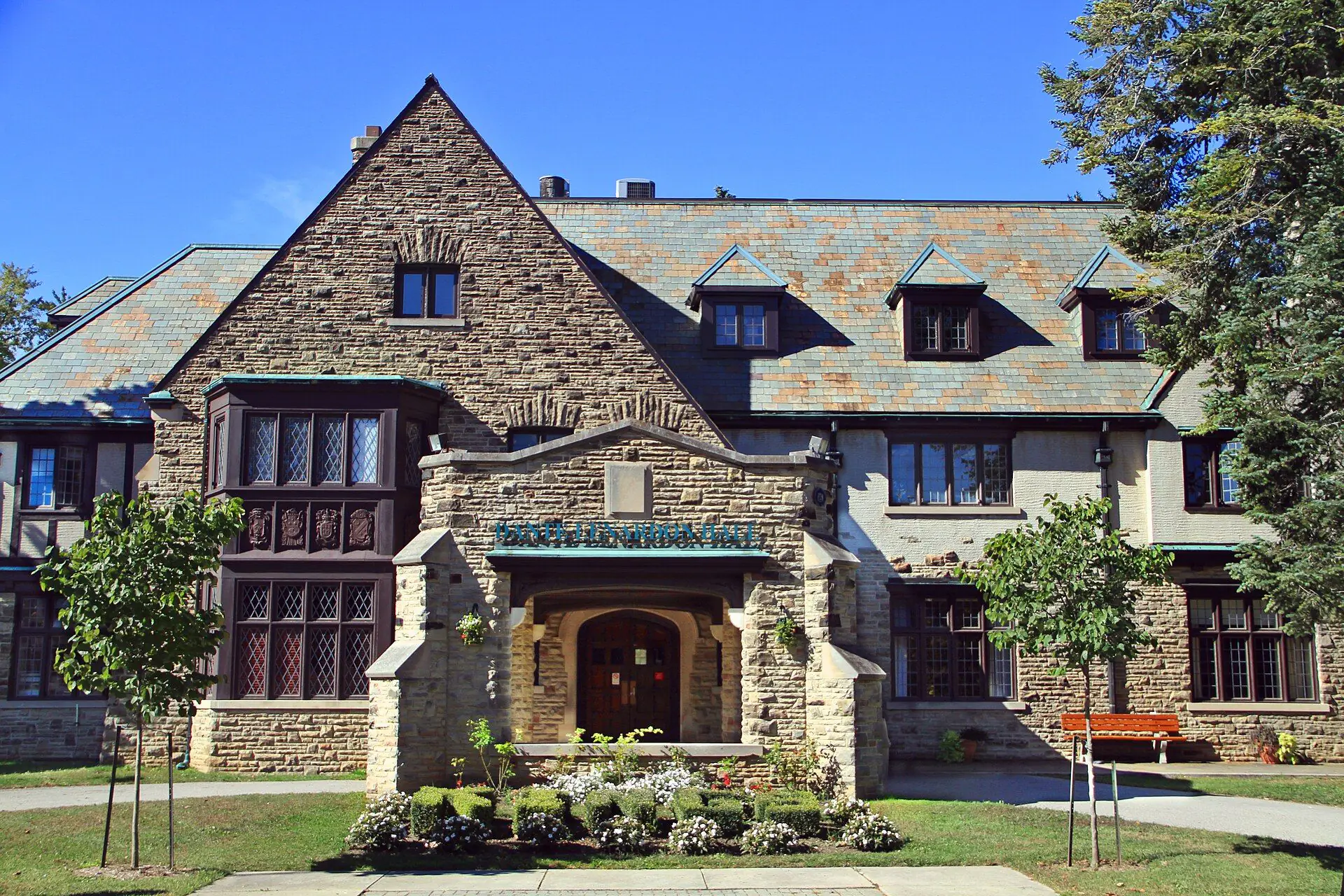 Goodholme, a stone and half-timbered Tudor Revival house in Old North